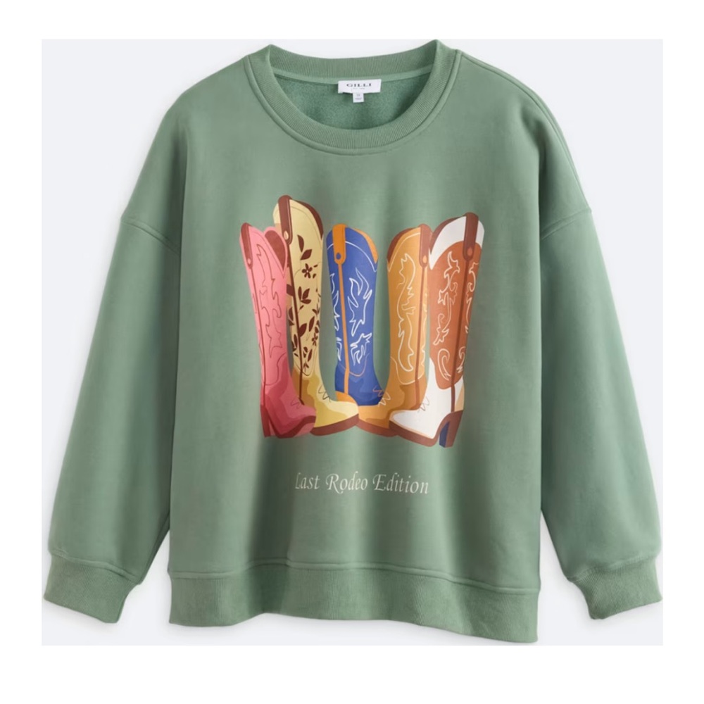 Selene Knit Graphic Sweatshirt